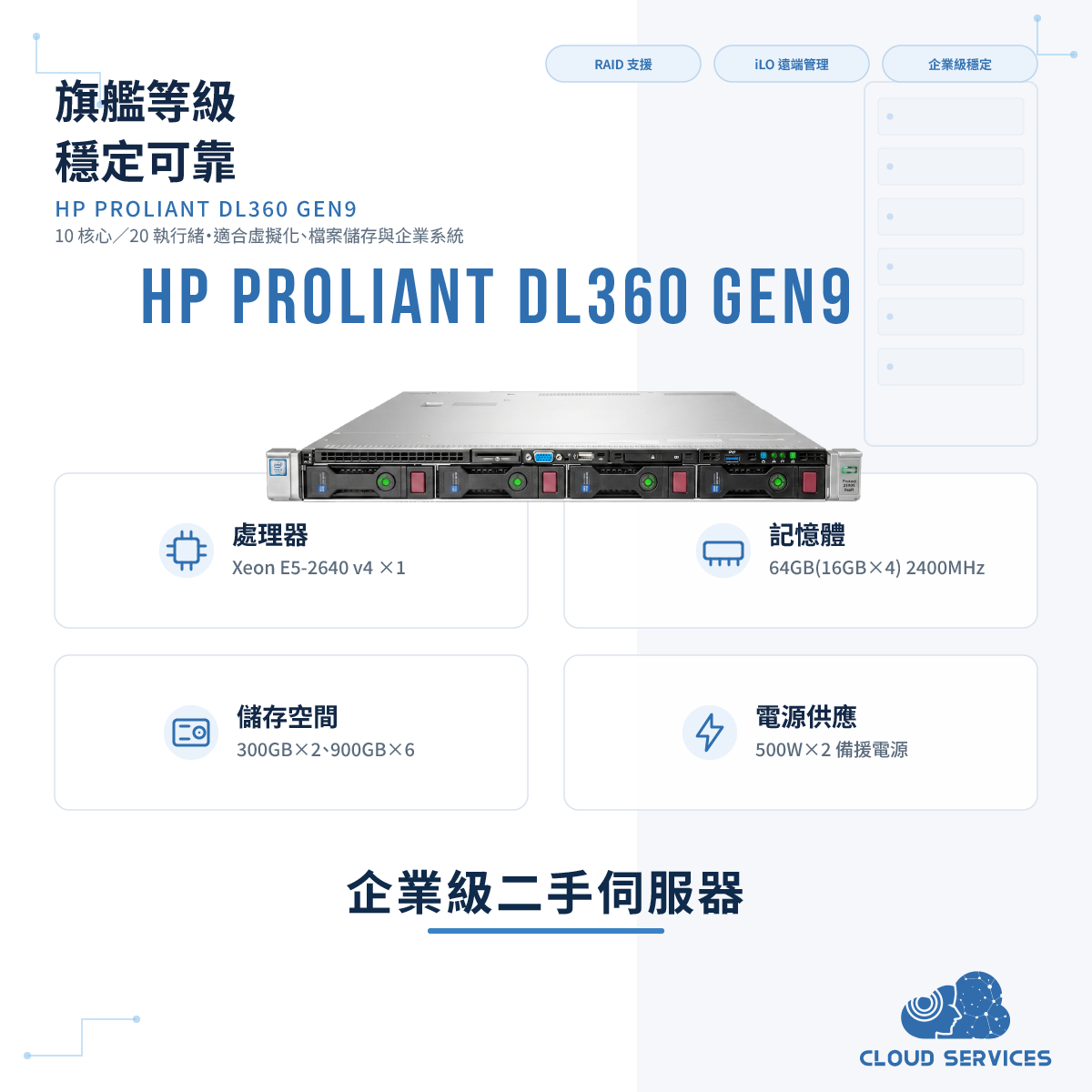 HP ProLiant DL360 Gen9