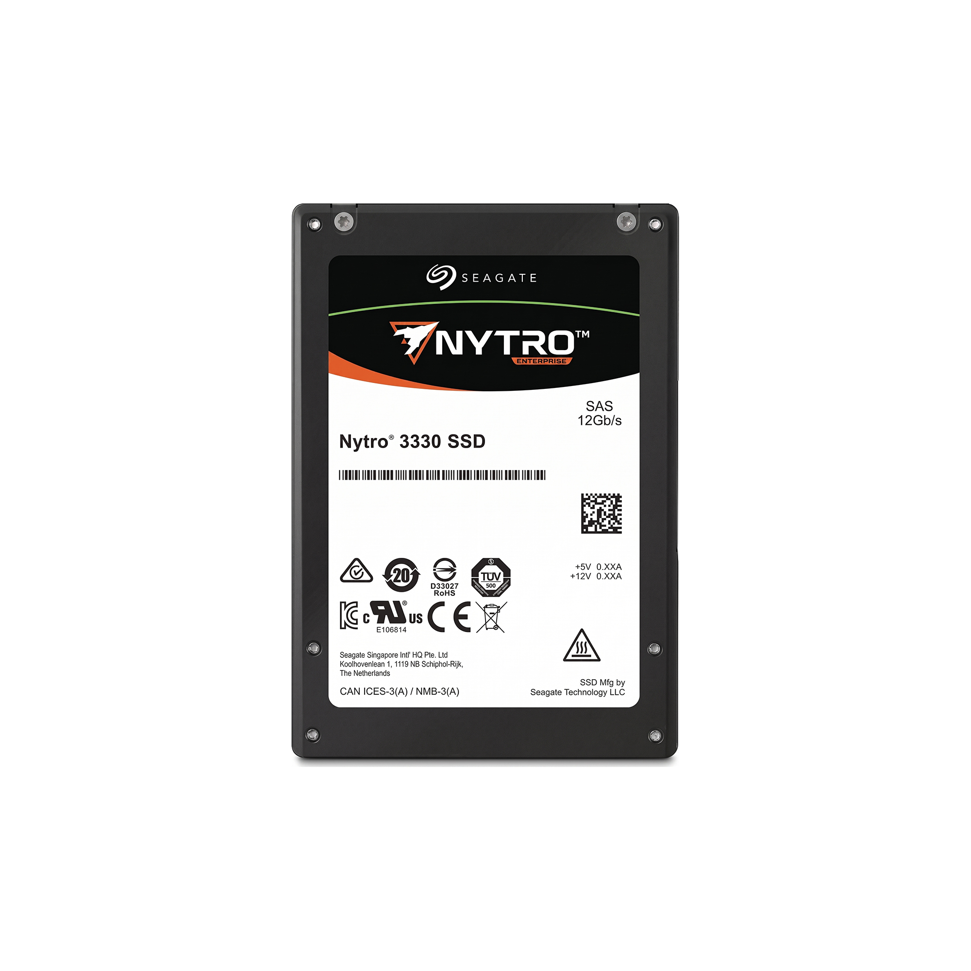 SEAGATE 960GB SSD SAS 12Gbps Nytro 3330 硬碟