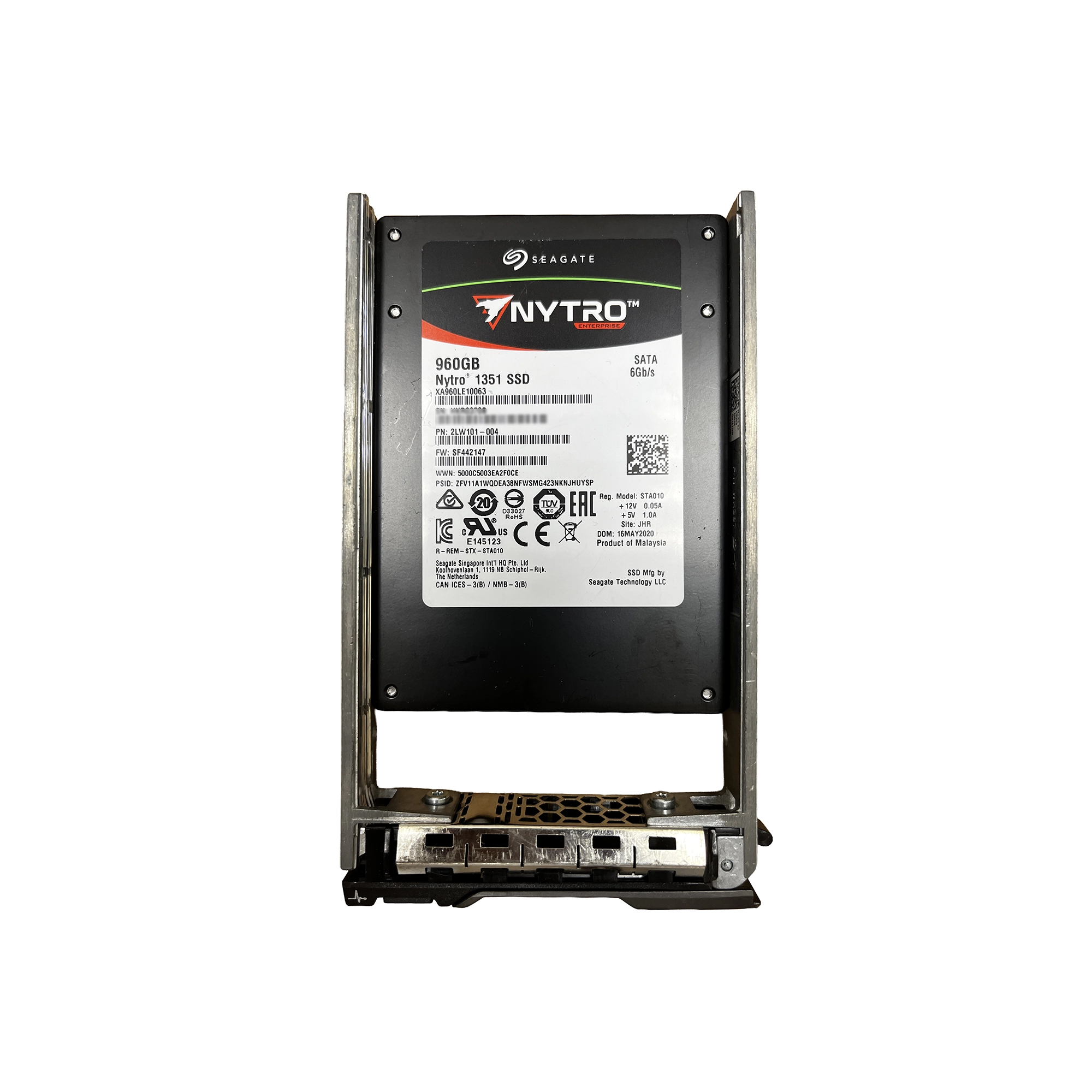 SEAGATE 960GB SSD SATA 6Gbps Nytro 1351 硬碟