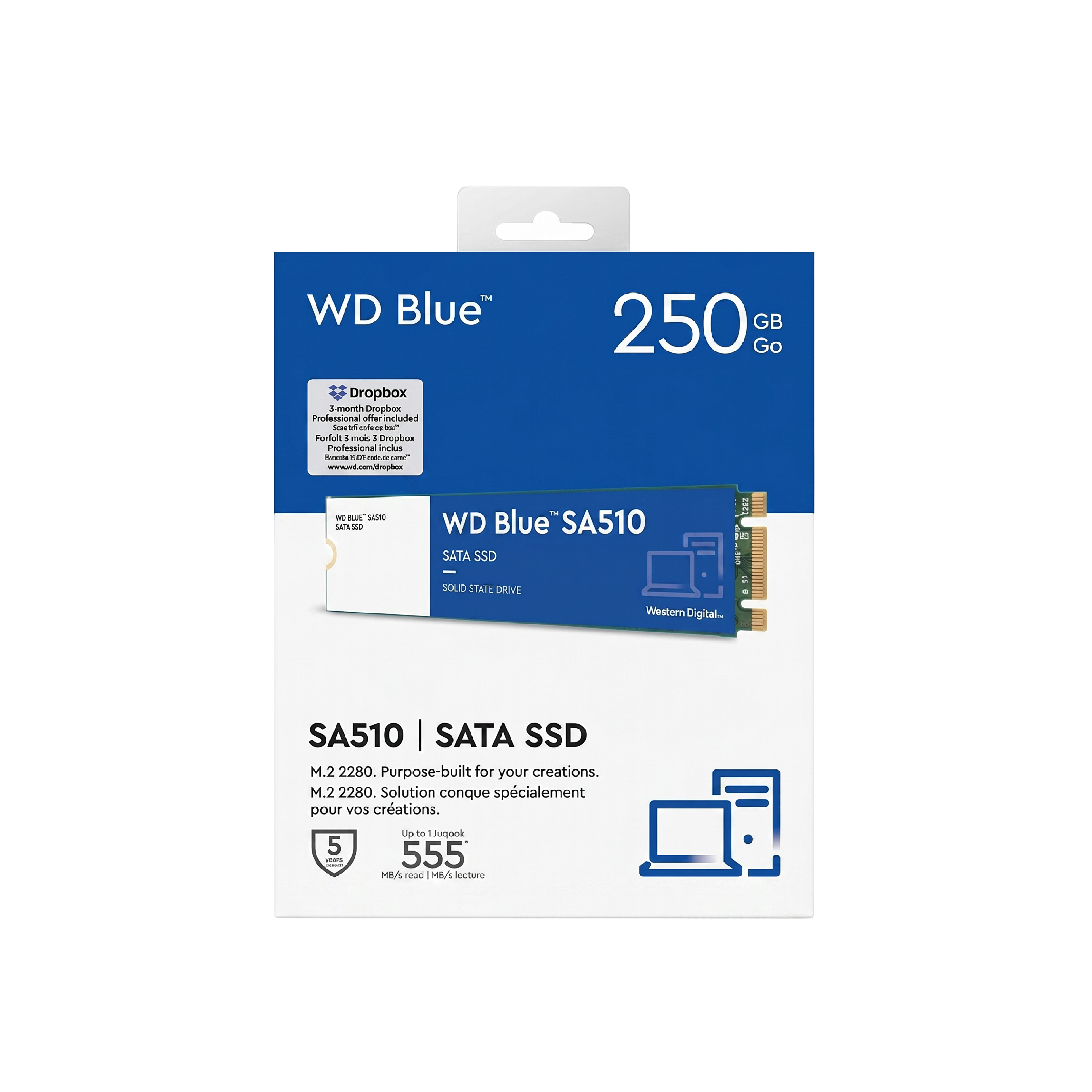 WD Blue 250GB SSD SATA 6Gbps WDS250G3B0B 硬碟