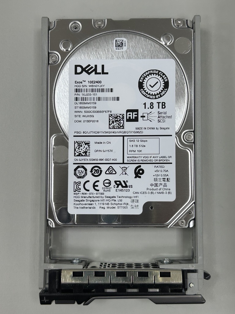 2.5" 1.8TB HDD SAS 12Gbps ST1800MM0159 硬碟 Dell