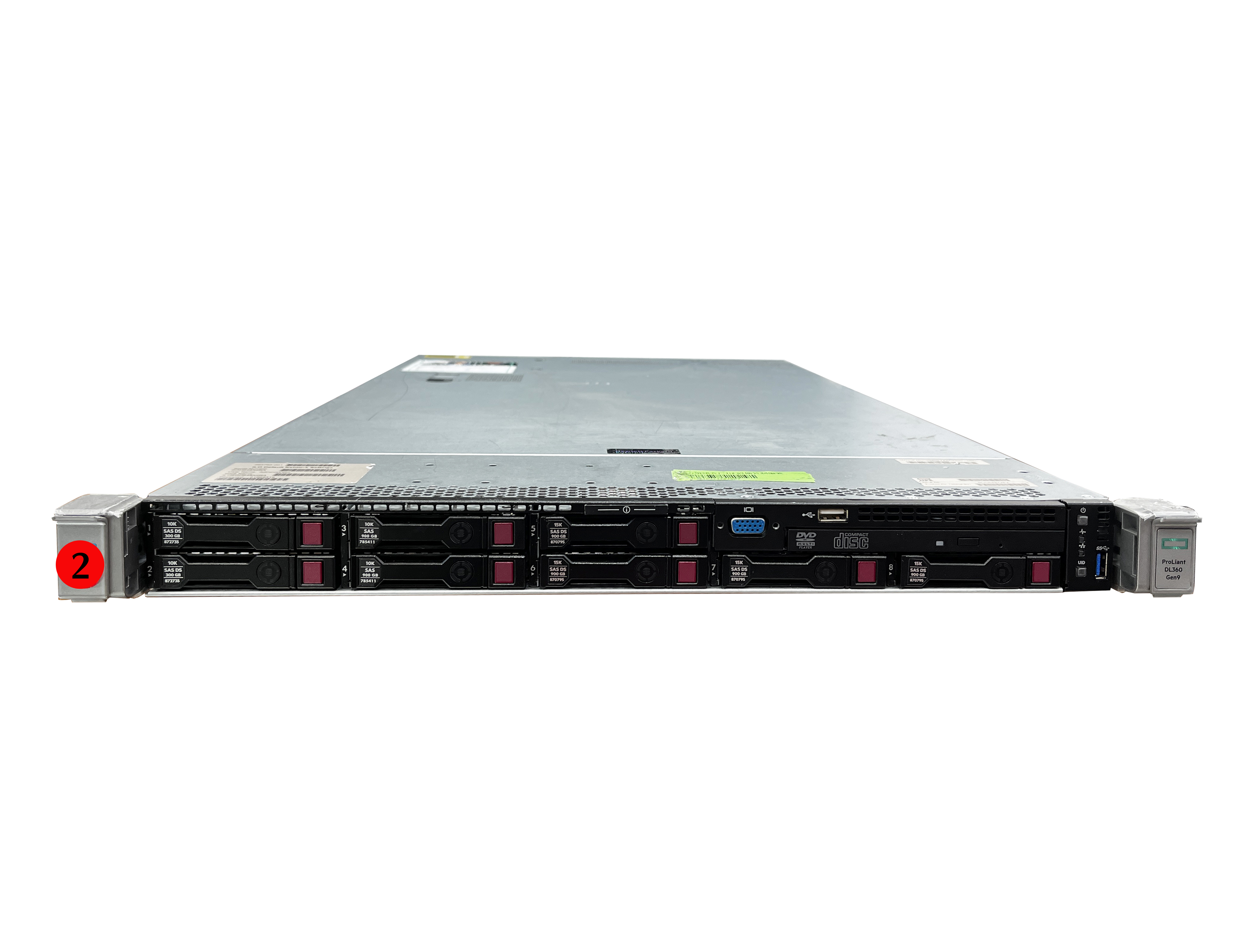 HP DL360 ( E5-2640V4x1, DDR4 16G 2400x4, 300Gx2+900Gx6, 500Wx2 )-2