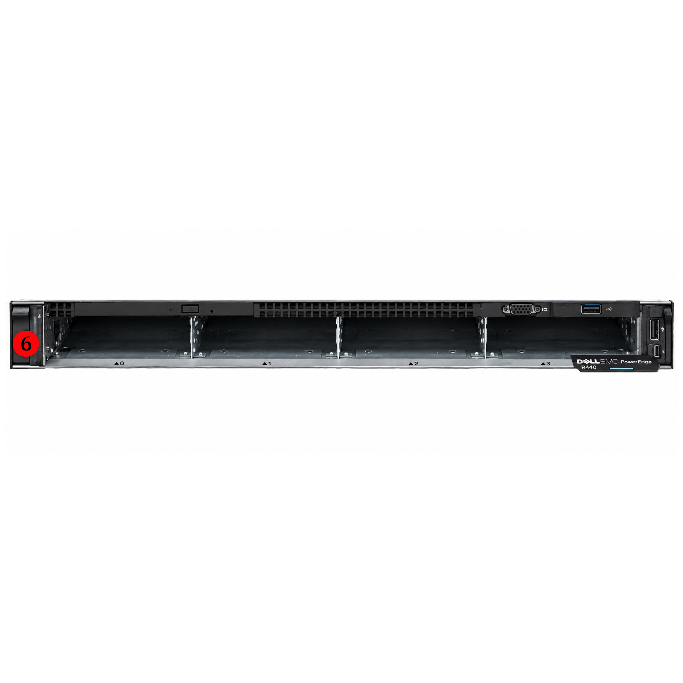 Dell R440 ( Bronze 3106x2, DDR4 16G 2666x4, , 550Wx2 )