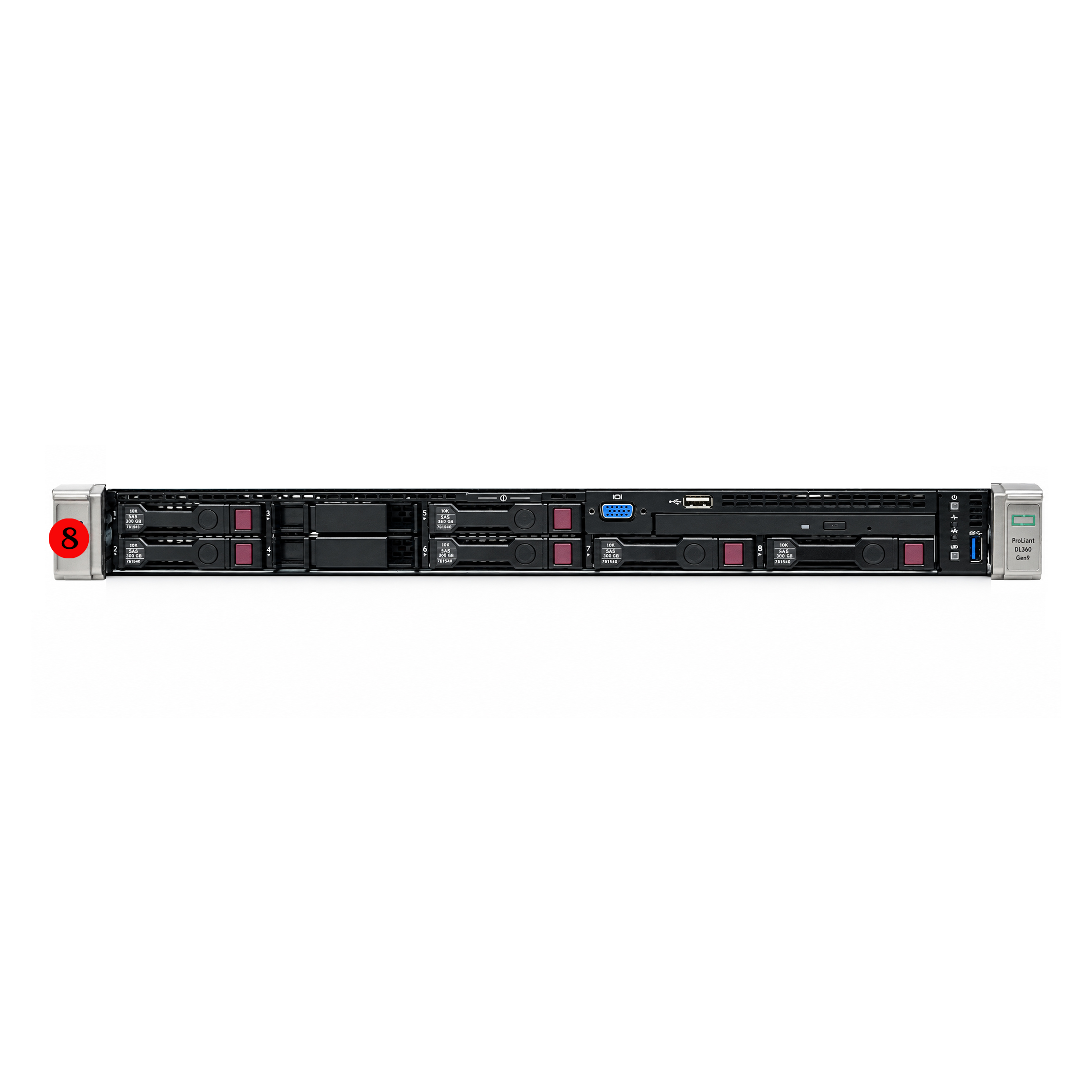 HP DL360 ( E5-2620V4x2, DDR4 16G 2400x4, 300Gx6, 500Wx2 )