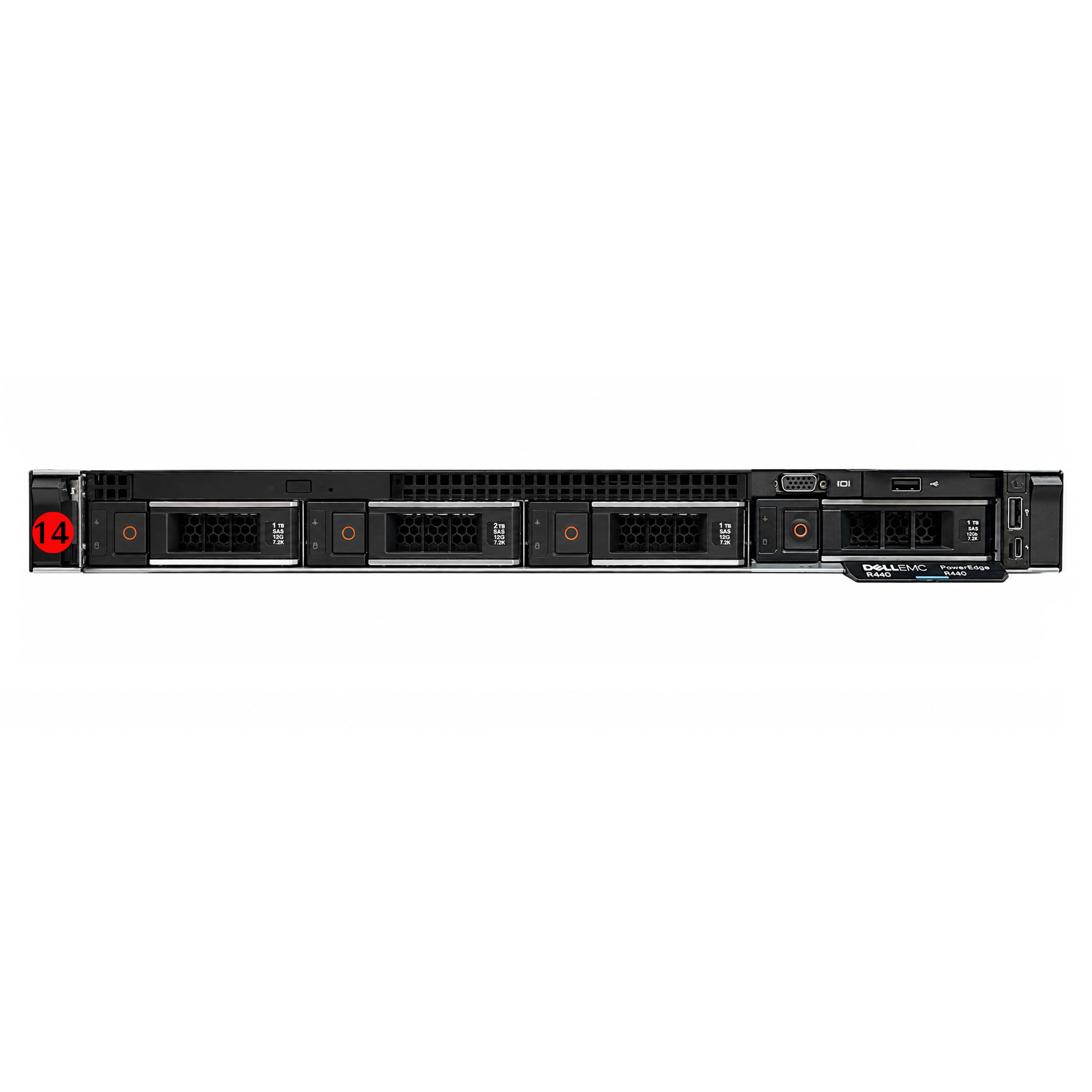 Dell R440 ( Bronze 3106x2, DDR4 16G 2666x4, 1Tx2+2T, 550Wx2 )-3