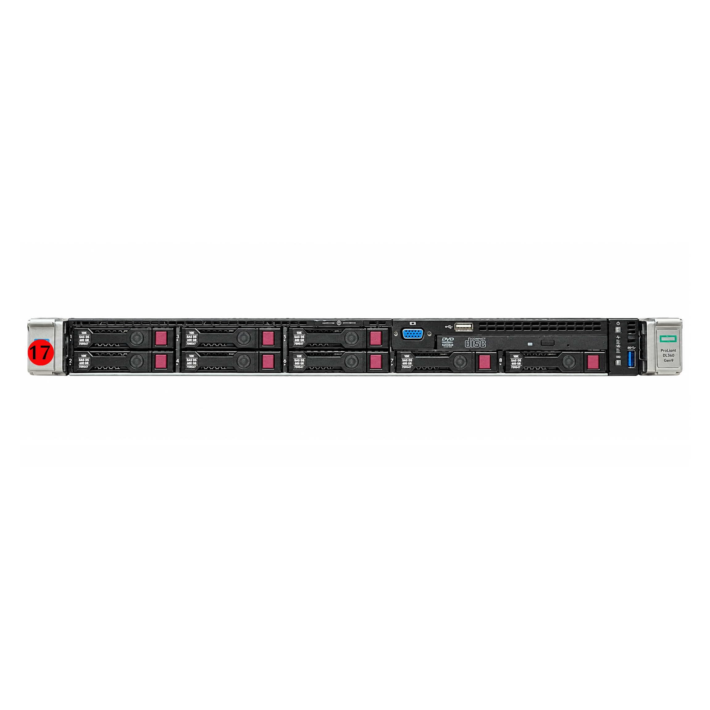 HP DL360 ( E5-2640V4x1, DDR4 16G 2400x4, 300Gx2+900Gx6, 500Wx2 )-3