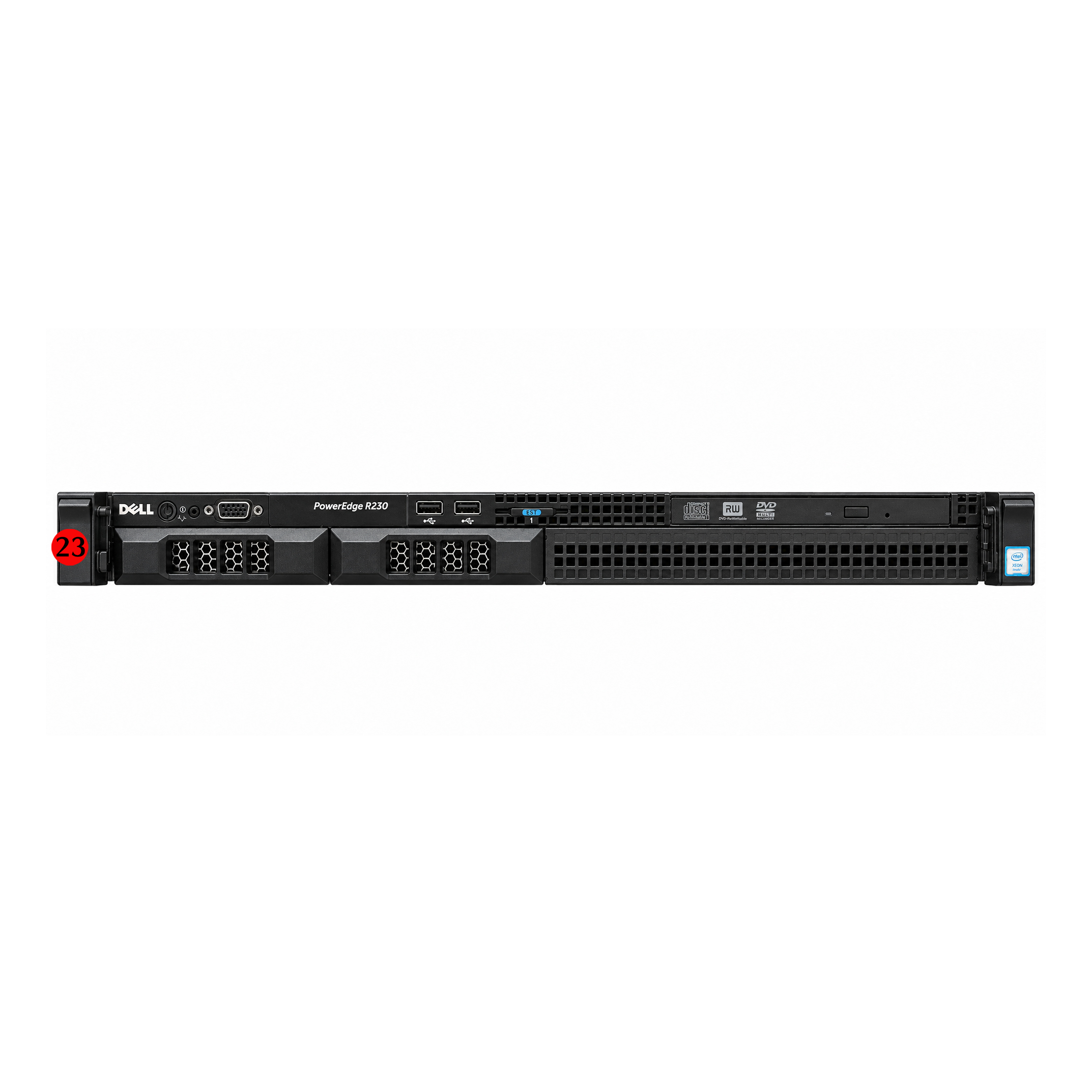 Dell R230 ( E3-1240V6x1, DDR4 16G 2666x2, 1Tx2, 250Wx1 )